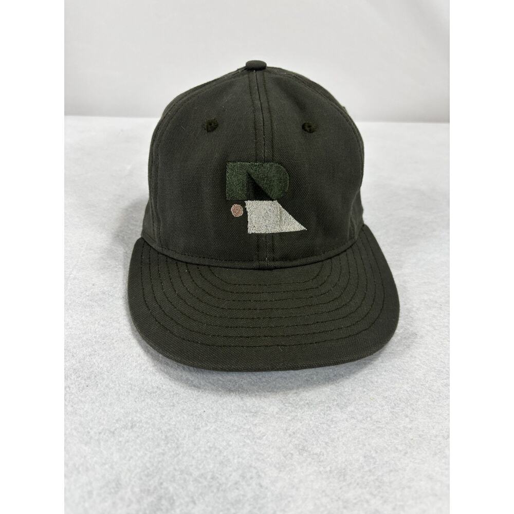 Sandlot KC Strapback Hat Dad Cap Military Green Made In USA Adjustable Cotton